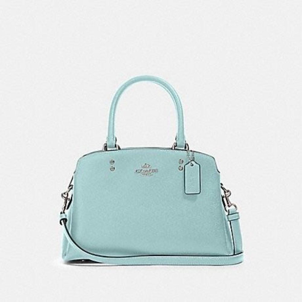 NWOT COACH Mini Lillie Carryall Powder Blue